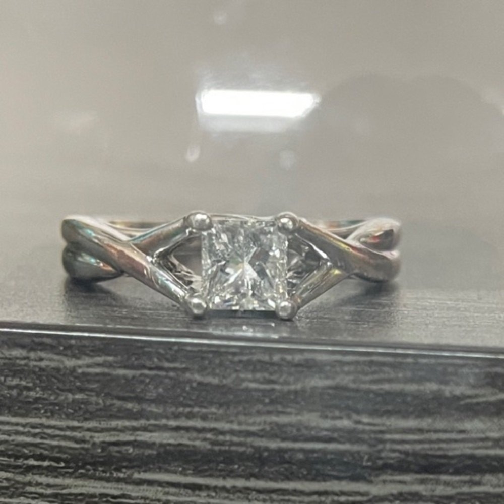 Zales Princess-Cut Diamond Engagement Ring